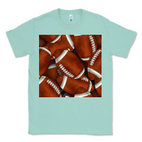 Seafoam american football seamless pattern Classic Tee - BundleAndBundleShop