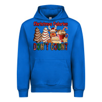 Cobalt Christmas Calories don't count Christmas tree cake Urban Hoodie - Jasminsmagicworld