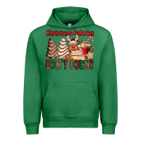 Emerald Christmas Calories don't count Christmas tree cake Urban Hoodie - Jasminsmagicworld