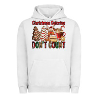 Christmas Calories Don't Count Christmas Tree Cake Urban Hoodie | Teevron