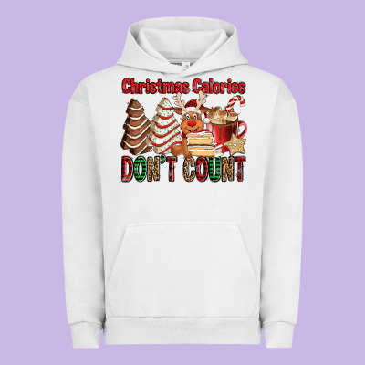 Christmas Calories Don't Count Christmas Tree Cake Urban Hoodie Designed By Jasminsmagicworld