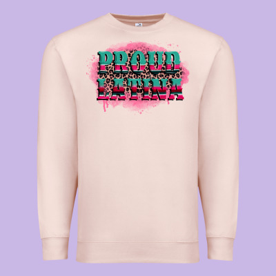 Proud Latina Premium Sweatshirt Designed By Cts Tumbler Store