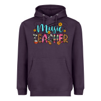 Plum music teacher Heavyweight Hoodie - Zillion Design Studio