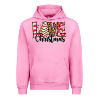 Fuchsia Pink love christmas tree cake Urban Hoodie - Jasminsmagicworld