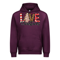Mauve Wine love christmas tree cake Urban Hoodie - Jasminsmagicworld
