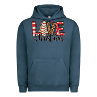 Pigment Midnight Navy love christmas tree cake Urban Hoodie - Jasminsmagicworld