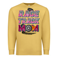 Antique Gold race track mom Premium Sweatshirt - Zillion Design Studio