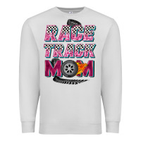 Dove Grey race track mom Premium Sweatshirt - Zillion Design Studio