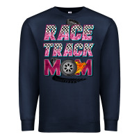 Navy race track mom Premium Sweatshirt - Zillion Design Studio