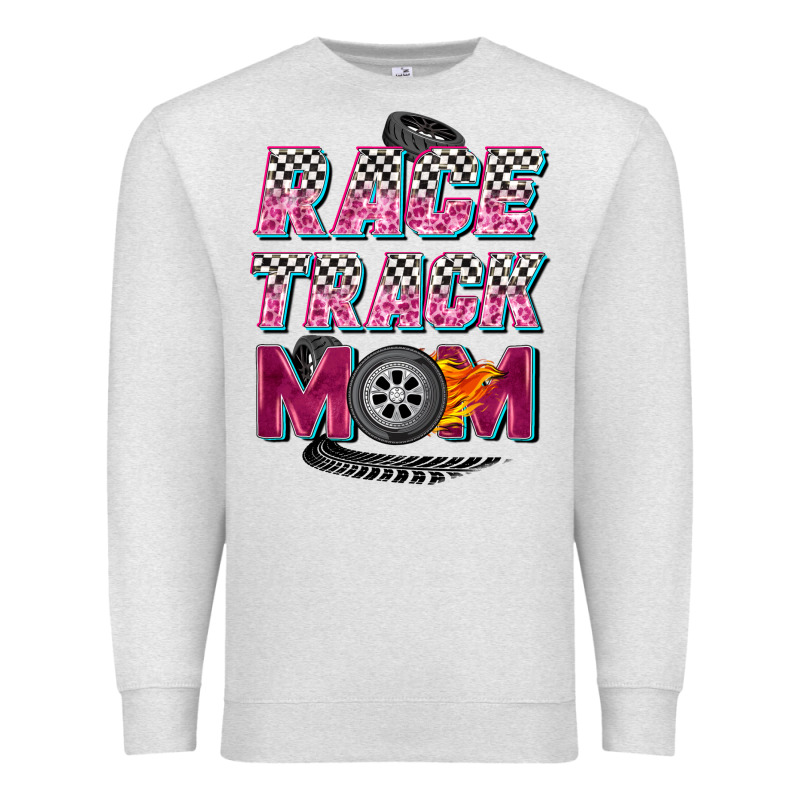 Race Track Mom Premium Sweatshirt by Zillion Design Studio | Teevron