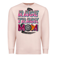 Pale Pink race track mom Premium Sweatshirt - Zillion Design Studio