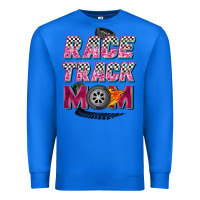 True Royal race track mom Premium Sweatshirt - Zillion Design Studio