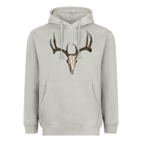 Moon Dust deer skull Heavyweight Hoodie - RanaPortraitStore