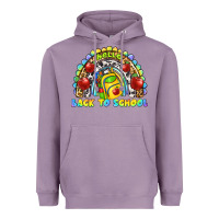 Lavender hello back to school rainbow Heavyweight Hoodie - texasbilliewilder