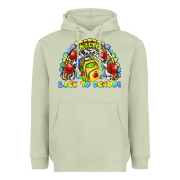 Matcha hello back to school rainbow Heavyweight Hoodie - texasbilliewilder