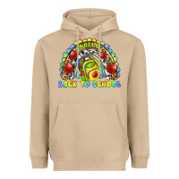 Mushroom hello back to school rainbow Heavyweight Hoodie - texasbilliewilder