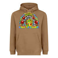 Toasted Coconut hello back to school rainbow Heavyweight Hoodie - texasbilliewilder