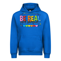 Cobalt be real not perfect Urban Hoodie - NancyCooperArtShop