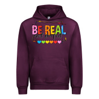 Mauve Wine be real not perfect Urban Hoodie - NancyCooperArtShop