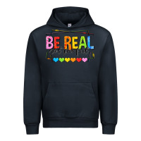 Navy be real not perfect Urban Hoodie - NancyCooperArtShop