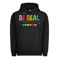 Pigment Black be real not perfect Urban Hoodie - NancyCooperArtShop