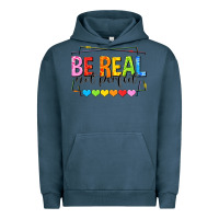 Pigment Midnight Navy be real not perfect Urban Hoodie - NancyCooperArtShop