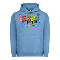 Pigment Pebble Blue be real not perfect Urban Hoodie - NancyCooperArtShop