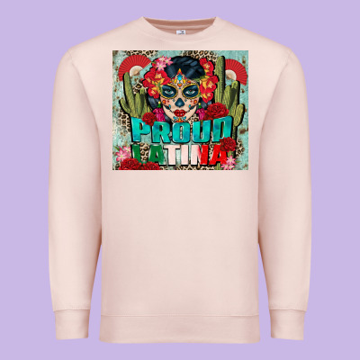 Proud Latina Tumbler 3 Premium Sweatshirt Designed By Cts Tumbler Store