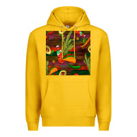 Lemon mexican food seamless pattern Premium Hoodie - BundleAndBundleShop
