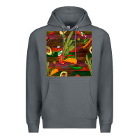 Rock mexican food seamless pattern Premium Hoodie - BundleAndBundleShop