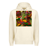 Sandshell mexican food seamless pattern Premium Hoodie - BundleAndBundleShop