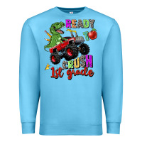 Ocean Blue ready to crush 1st grade Premium Sweatshirt - Zillion Design Studio