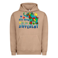 Pigment Burro it's okay to be different elephant autism awareness Urban Hoodie - BarkalooDesign