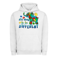 Pigment Lunar Rock it's okay to be different elephant autism awareness Urban Hoodie - BarkalooDesign