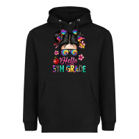 Black hello fifth grade Heavyweight Hoodie - texasbilliewilder