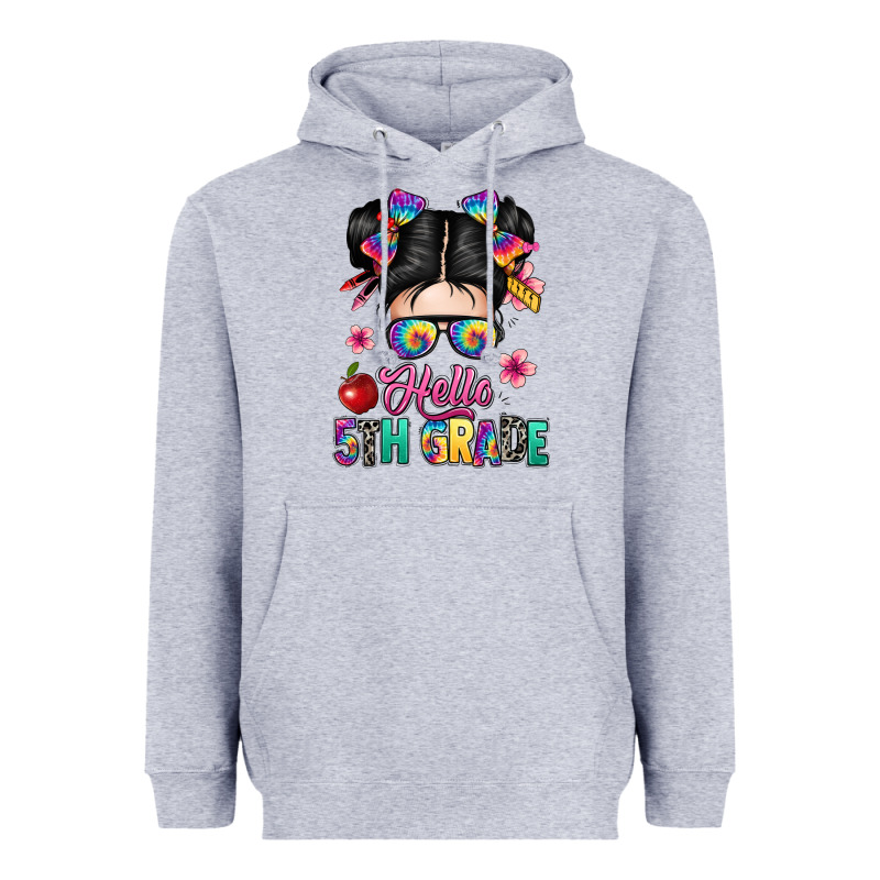 Hello Fifth Grade Heavyweight Hoodie by texasbilliewilder | Teevron