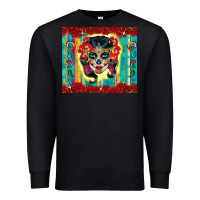 Black sugar skull tumbler 3 Premium Sweatshirt - CTS Tumbler Store