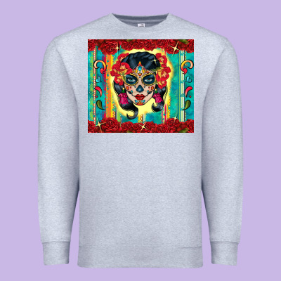 Sugar Skull Tumbler 3 Premium Sweatshirt Designed By Cts Tumbler Store