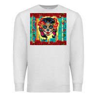 Oatmeal Heather sugar skull tumbler 3 Premium Sweatshirt - CTS Tumbler Store