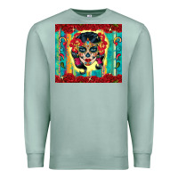Seafoam sugar skull tumbler 3 Premium Sweatshirt - CTS Tumbler Store