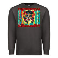 Smoke sugar skull tumbler 3 Premium Sweatshirt - CTS Tumbler Store