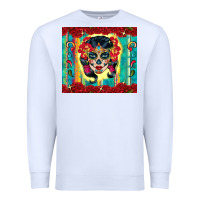 White sugar skull tumbler 3 Premium Sweatshirt - CTS Tumbler Store