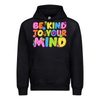 Black be kind to your mind Urban Hoodie - NancyCooperArtShop