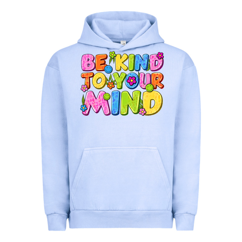 Be Kind To Your Mind Urban Hoodie by NancyCooperArtShop | Teevron
