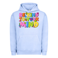 Pigment Grape Ice be kind to your mind Urban Hoodie - NancyCooperArtShop