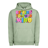 Pigment Oil Green be kind to your mind Urban Hoodie - NancyCooperArtShop