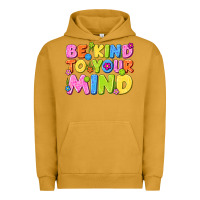 Pigment Peanut Butter be kind to your mind Urban Hoodie - NancyCooperArtShop