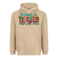 Mushroom being a teacher makes my life complete Heavyweight Hoodie - Zillion Design Studio