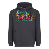 Smoke being a teacher makes my life complete Heavyweight Hoodie - Zillion Design Studio