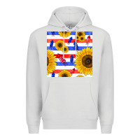 Dove Grey patriotic sunflowers Premium Hoodie - BundleAndBundleShop